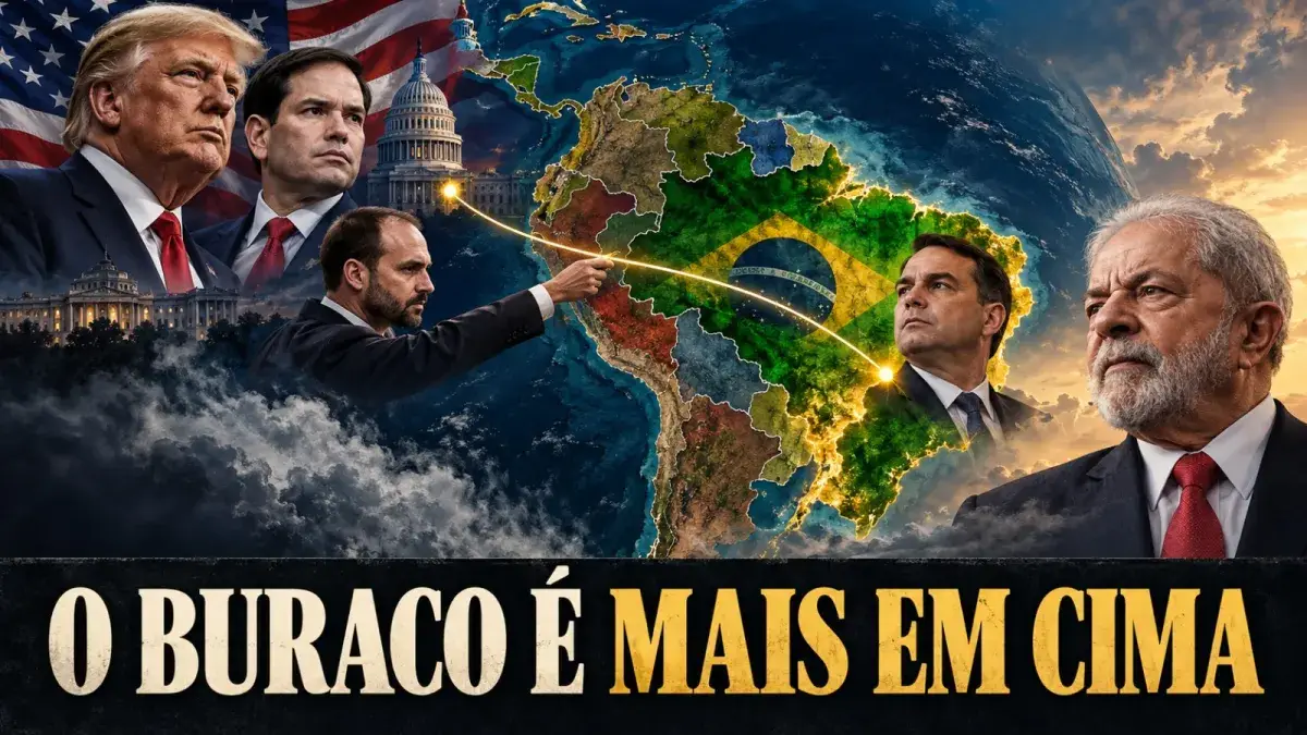 O buraco é mais em cima 