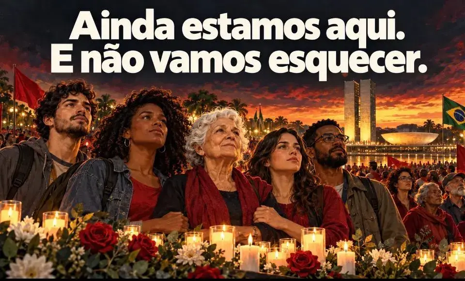 Ainda estamos aqui. E não vamos esquecer